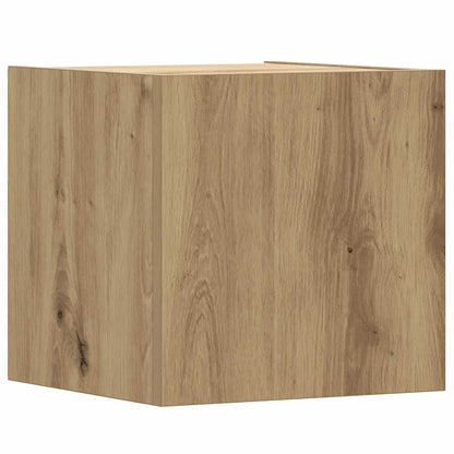 vidaXL 8 Piece TV Cabinet Set Wall-mounted Artisan Oak Engineered Wood