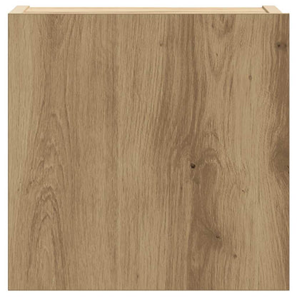 vidaXL 8 Piece TV Cabinet Set Wall-mounted Artisan Oak Engineered Wood
