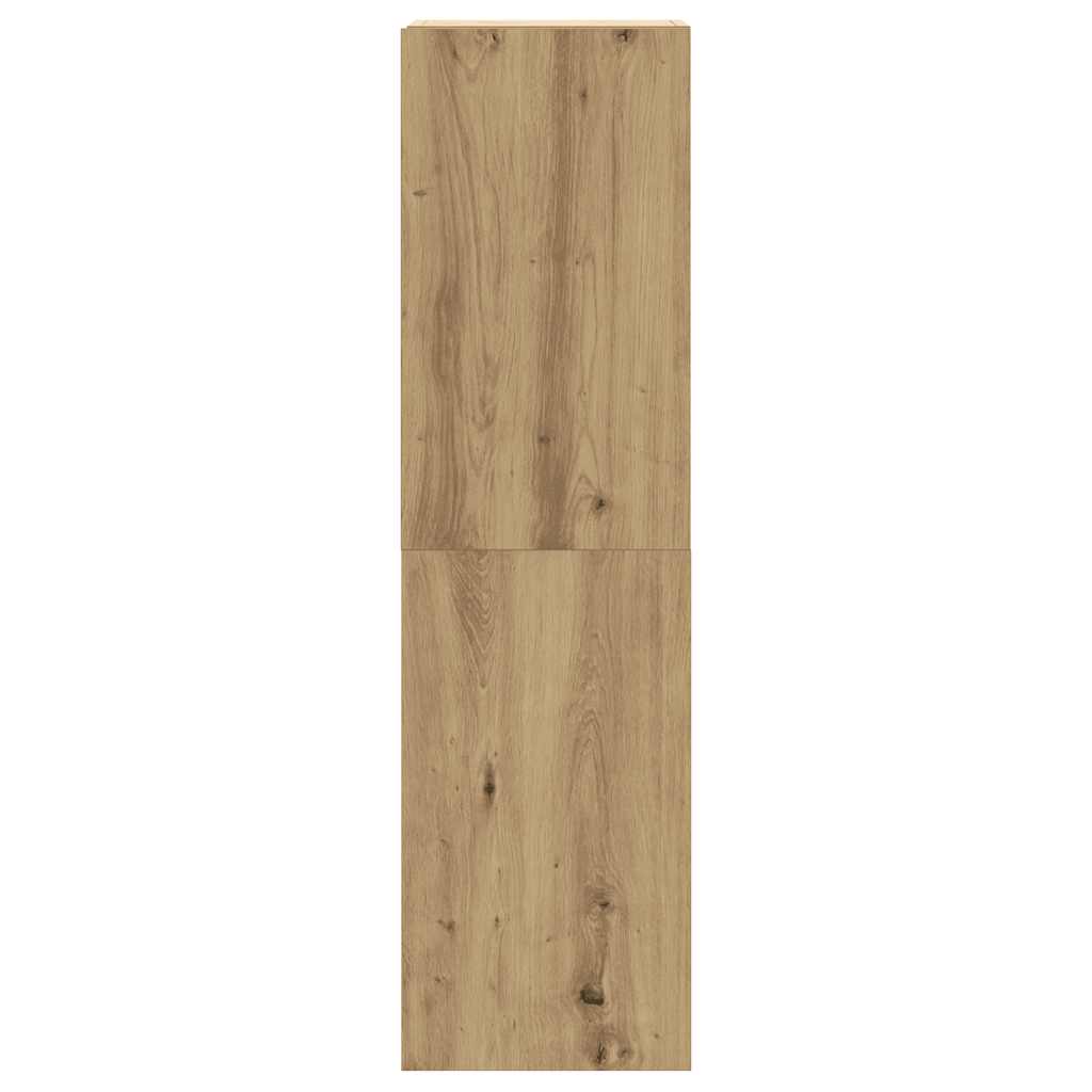 vidaXL 8 Piece TV Cabinet Set Wall-mounted Artisan Oak Engineered Wood