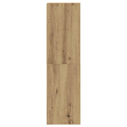 vidaXL 8 Piece TV Cabinet Set Wall-mounted Artisan Oak Engineered Wood