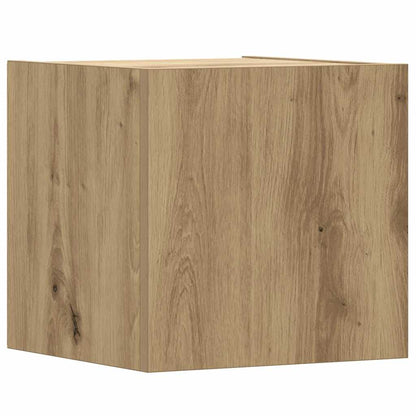 vidaXL 8 Piece TV Cabinet Set Wall-mounted Artisan Oak Engineered Wood