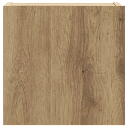 vidaXL 8 Piece TV Cabinet Set Wall-mounted Artisan Oak Engineered Wood