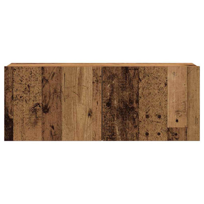 vidaXL 7 Piece TV Cabinet Set Wall-mounted Old Wood Engineered Wood