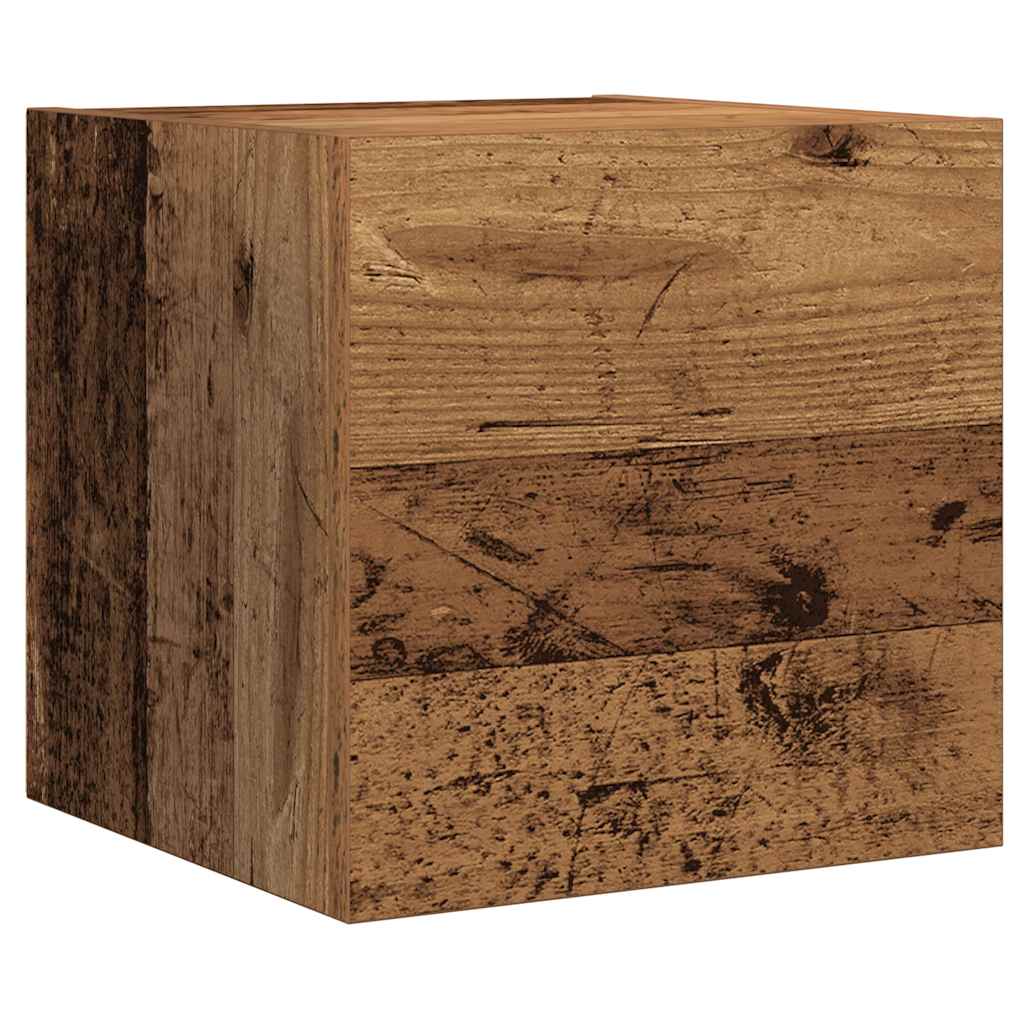 vidaXL 7 Piece TV Cabinet Set Wall-mounted Old Wood Engineered Wood