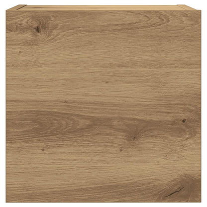 vidaXL 7 Piece TV Cabinet Set Wall-mounted Artisan Oak Engineered Wood