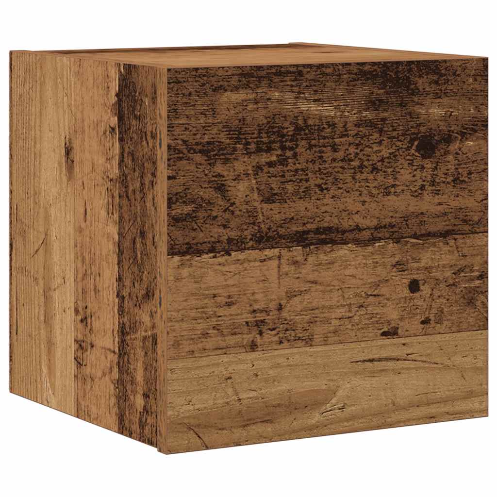 vidaXL 7 Piece TV Cabinet Set Wall-mounted Old Wood Engineered Wood