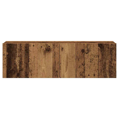 vidaXL 7 Piece TV Cabinet Set Wall-mounted Old Wood Engineered Wood