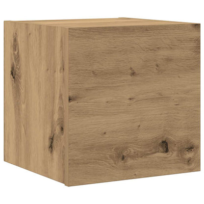 vidaXL 7 Piece TV Cabinet Set Wall-mounted Artisan Oak Engineered Wood