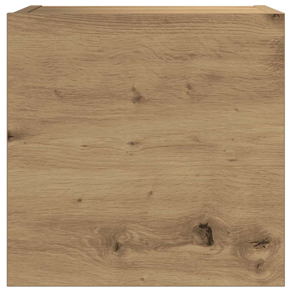 vidaXL 7 Piece TV Cabinet Set Wall-mounted Artisan Oak Engineered Wood