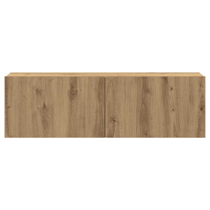 vidaXL 7 Piece TV Cabinet Set Wall-mounted Artisan Oak Engineered Wood
