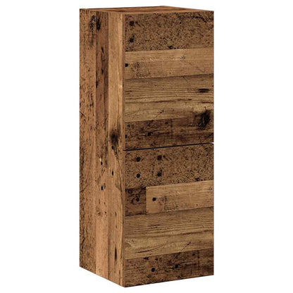 vidaXL 4 Piece TV Cabinet Set Wall-mounted Old Wood Engineered Wood