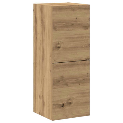 vidaXL 4 Piece TV Cabinet Set Wall-mounted Artisan Oak Engineered Wood