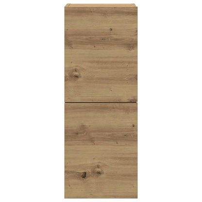 vidaXL 4 Piece TV Cabinet Set Wall-mounted Artisan Oak Engineered Wood