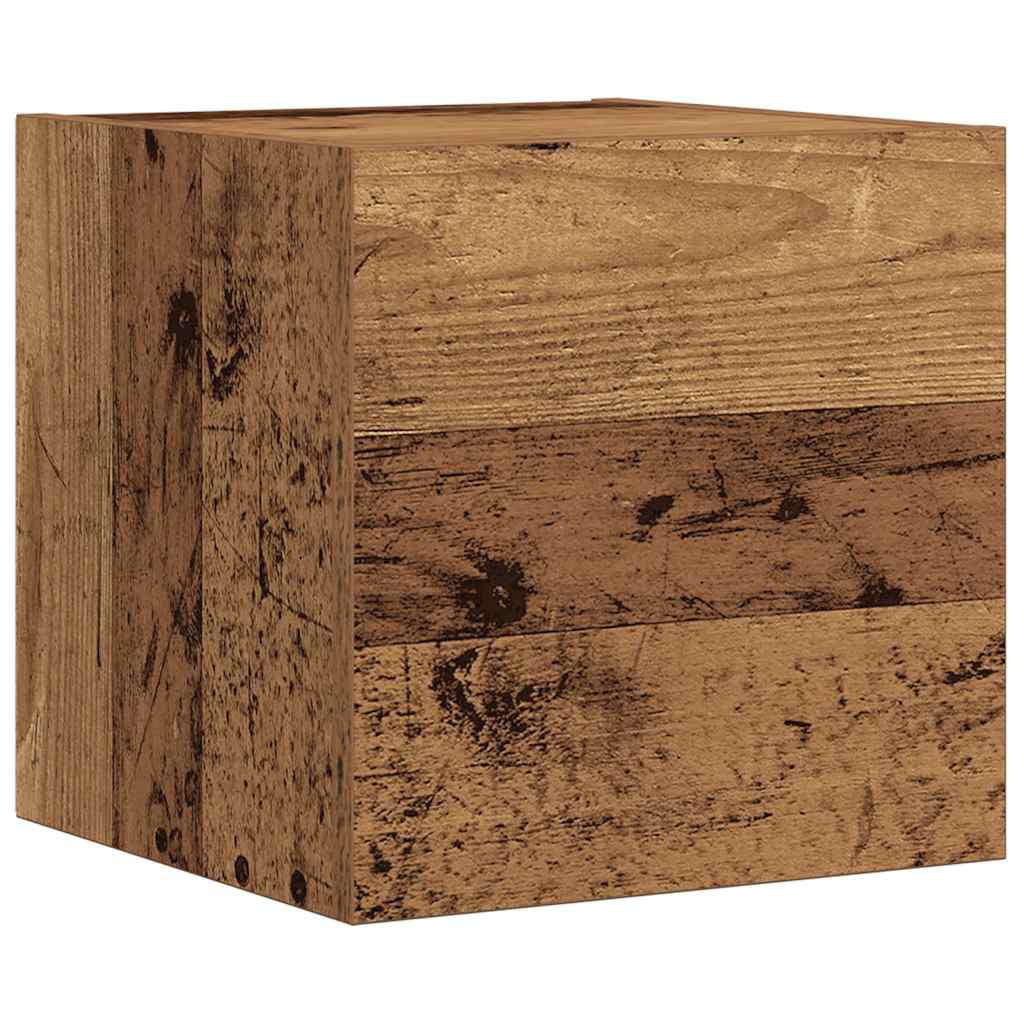 vidaXL 7 Piece TV Cabinet Set Wall-mounted Old Wood Engineered Wood