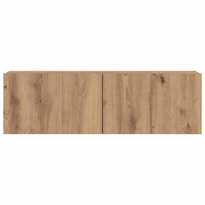 vidaXL 7 Piece TV Cabinet Set Wall-mounted Artisan Oak Engineered Wood