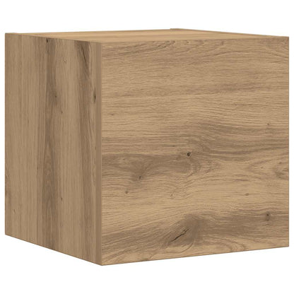 vidaXL 7 Piece TV Cabinet Set Wall-mounted Artisan Oak Engineered Wood