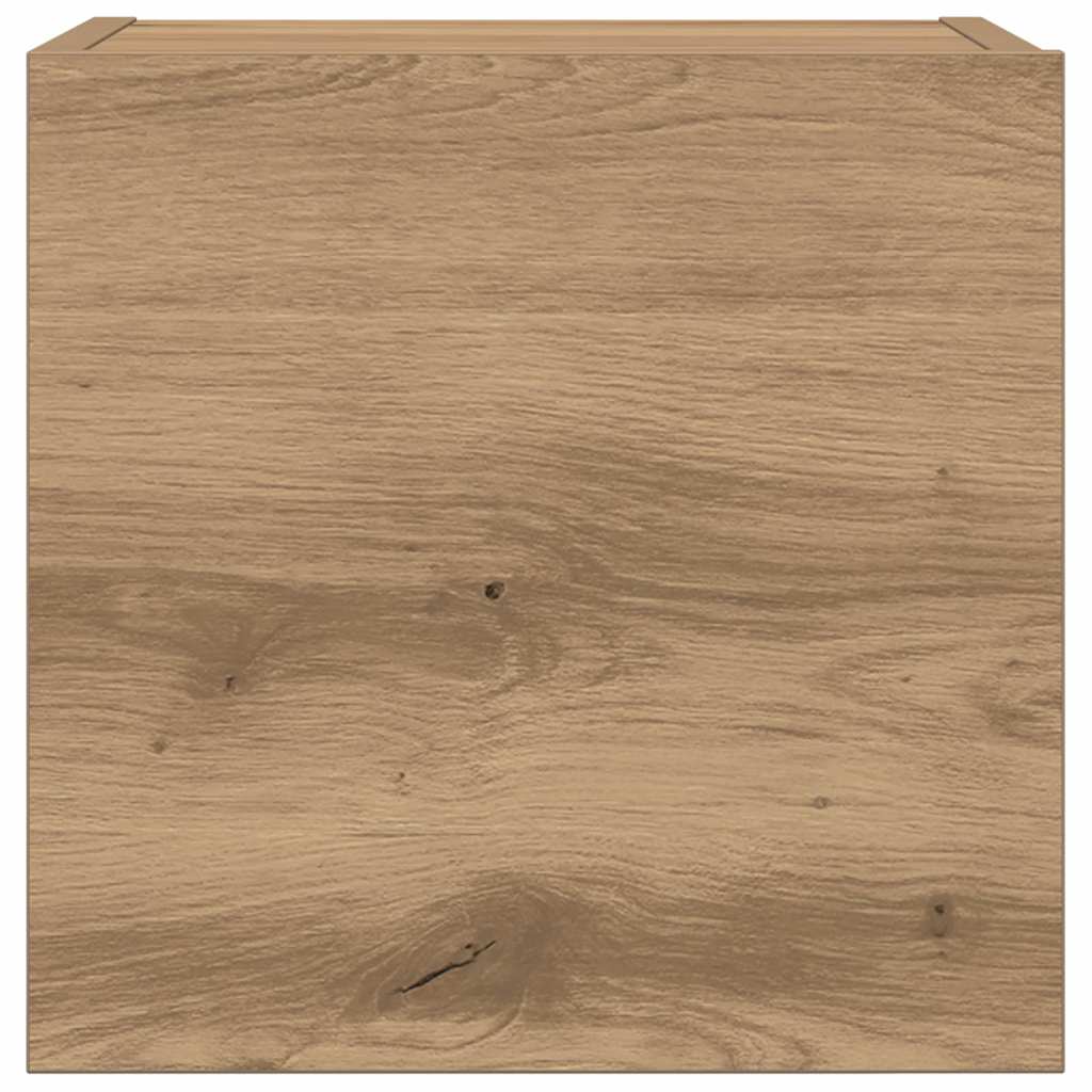 vidaXL 7 Piece TV Cabinet Set Wall-mounted Artisan Oak Engineered Wood
