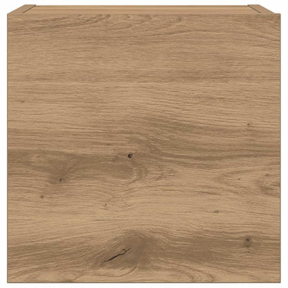 vidaXL 7 Piece TV Cabinet Set Wall-mounted Artisan Oak Engineered Wood