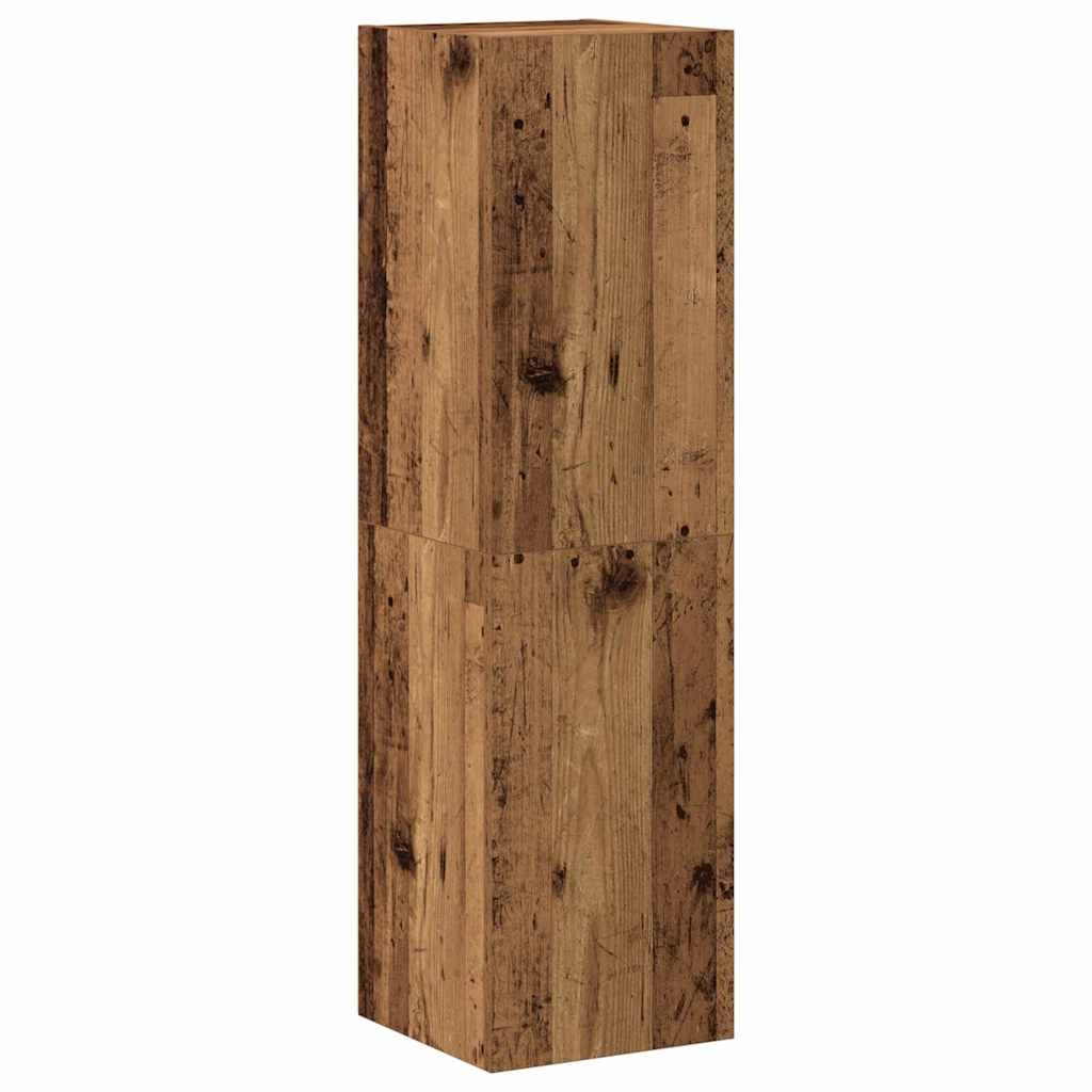 vidaXL 7 Piece TV Cabinet Set Wall-mounted Old Wood Engineered Wood
