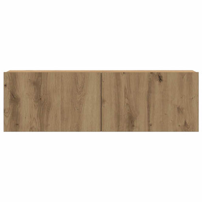 vidaXL 7 Piece TV Cabinet Set Wall-mounted Artisan Oak Engineered Wood