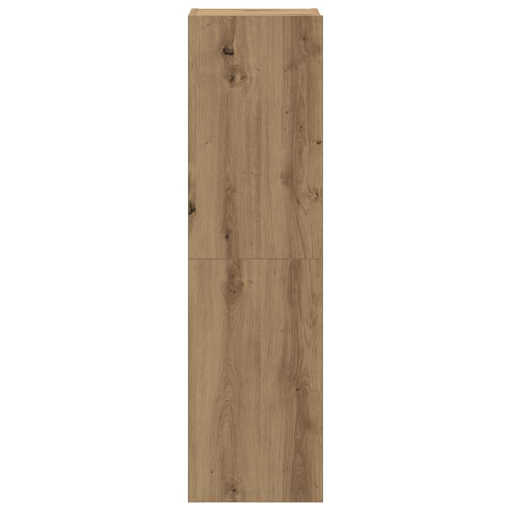 vidaXL 7 Piece TV Cabinet Set Wall-mounted Artisan Oak Engineered Wood