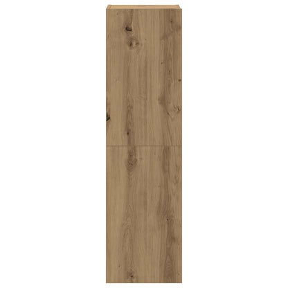 vidaXL 7 Piece TV Cabinet Set Wall-mounted Artisan Oak Engineered Wood
