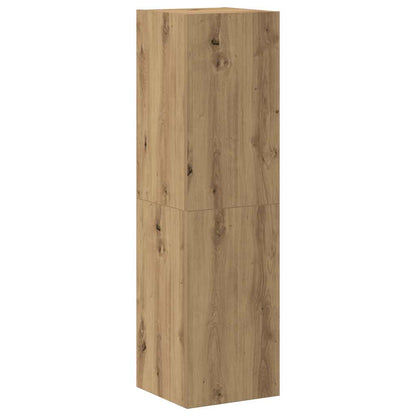 vidaXL 6 Piece TV Cabinet Set Wall-mounted Artisan Oak Engineered Wood