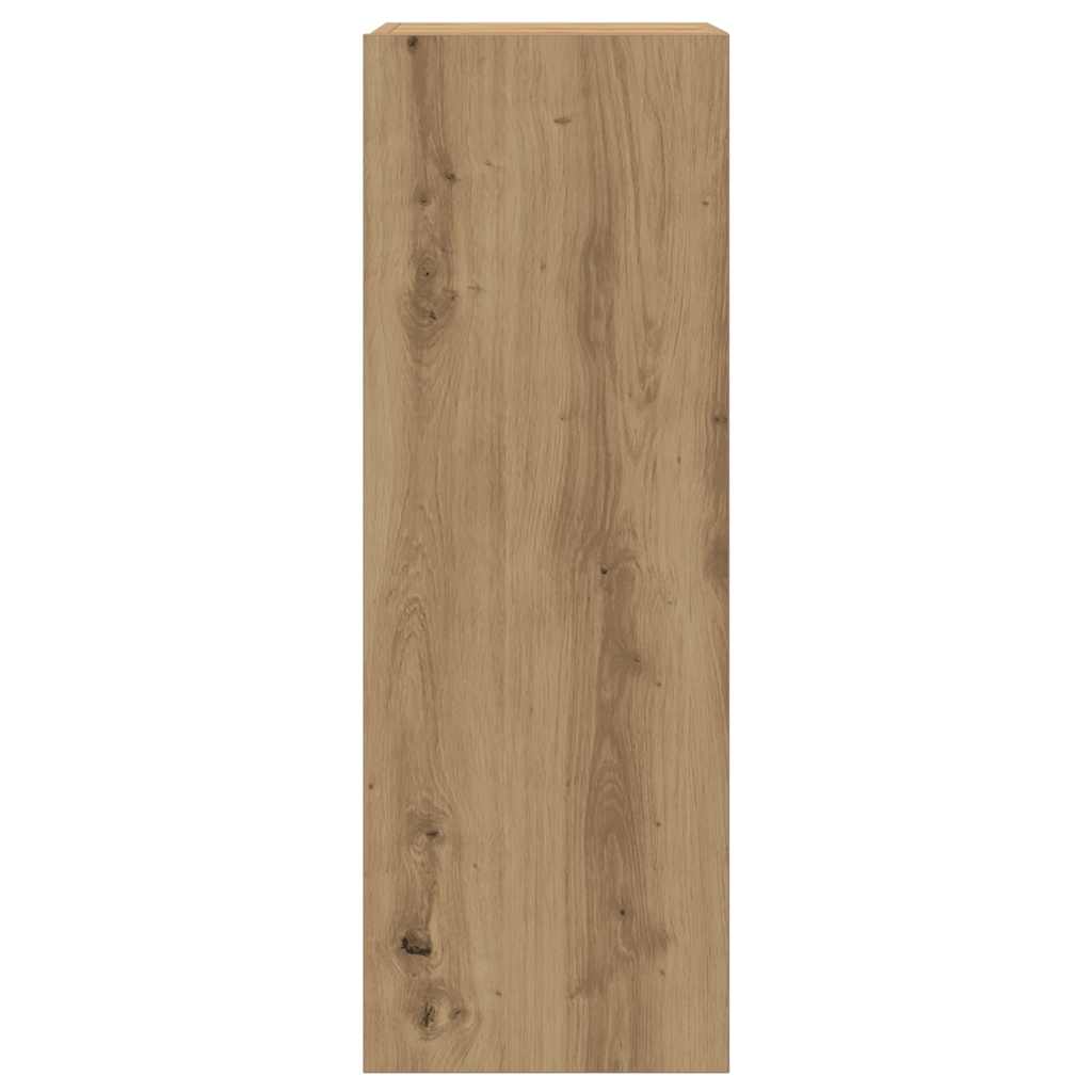 vidaXL 8 Piece TV Cabinet Set Wall-mounted Artisan Oak Engineered Wood