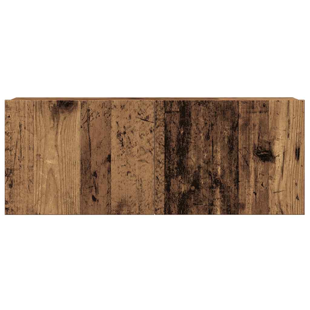 vidaXL 6 Piece TV Cabinet Set Wall-mounted Old Wood Engineered Wood