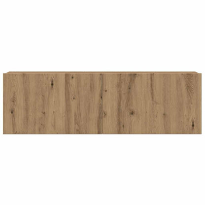 vidaXL 6 Piece TV Cabinet Set Wall-mounted Artisan Oak Engineered Wood