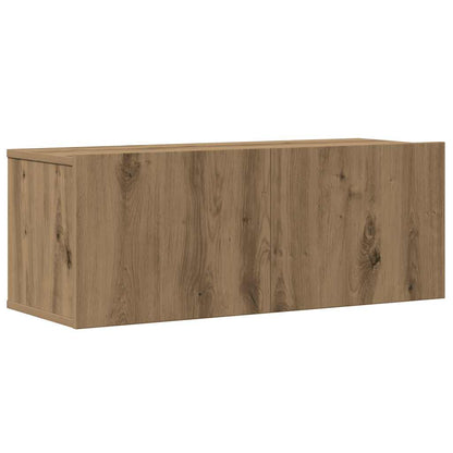 vidaXL 6 Piece TV Cabinet Set Wall-mounted Artisan Oak Engineered Wood