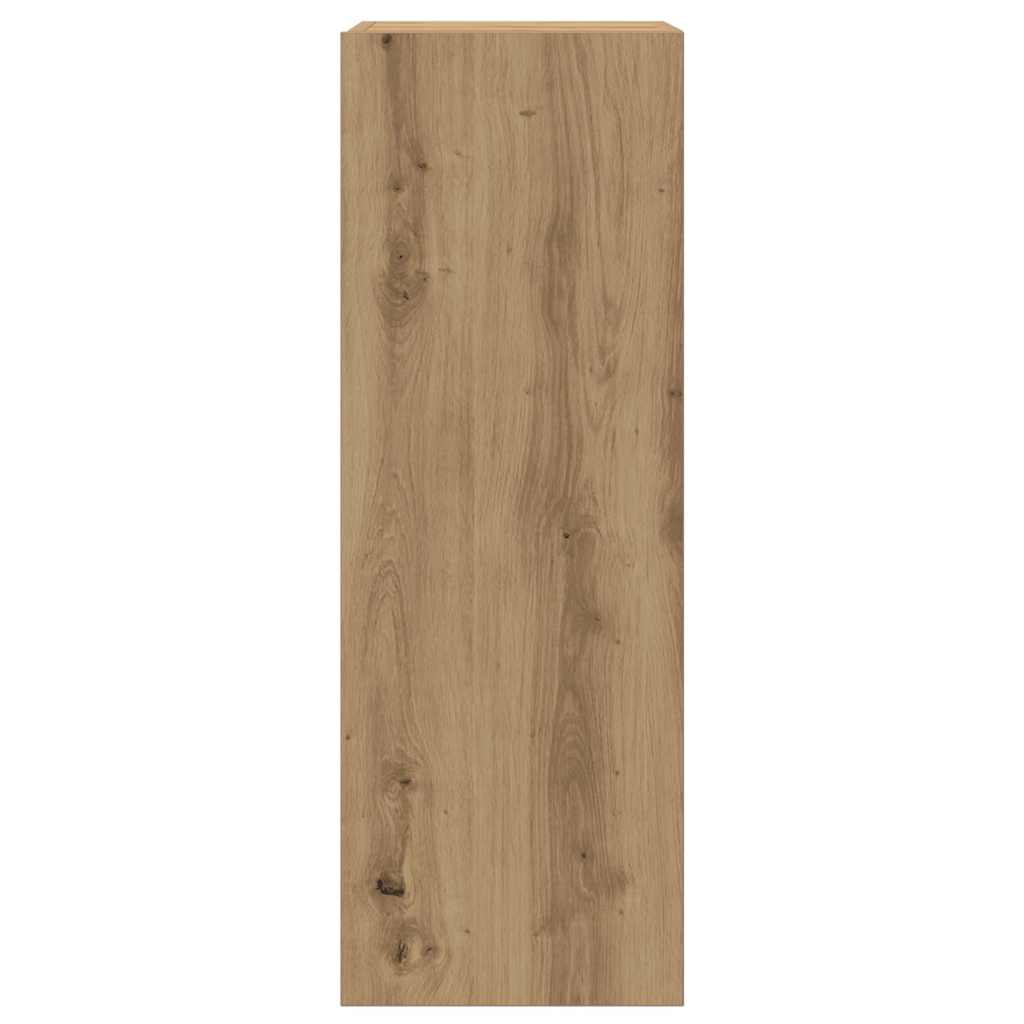 vidaXL 4 Piece TV Cabinet Set Wall-mounted Artisan Oak Engineered Wood
