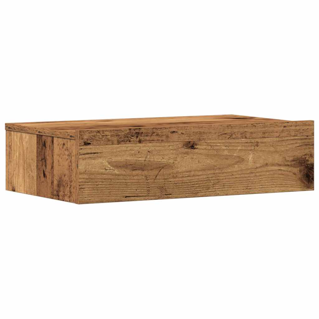 vidaXL Bedside Cabinet Old Wood 60x35 cm Engineered Wood