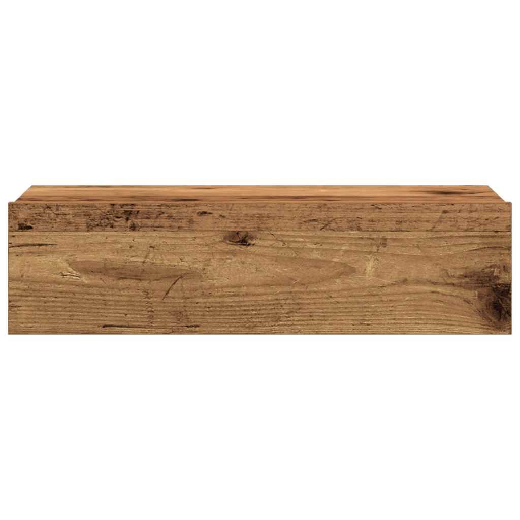 vidaXL Bedside Cabinet Old Wood 60x35 cm Engineered Wood
