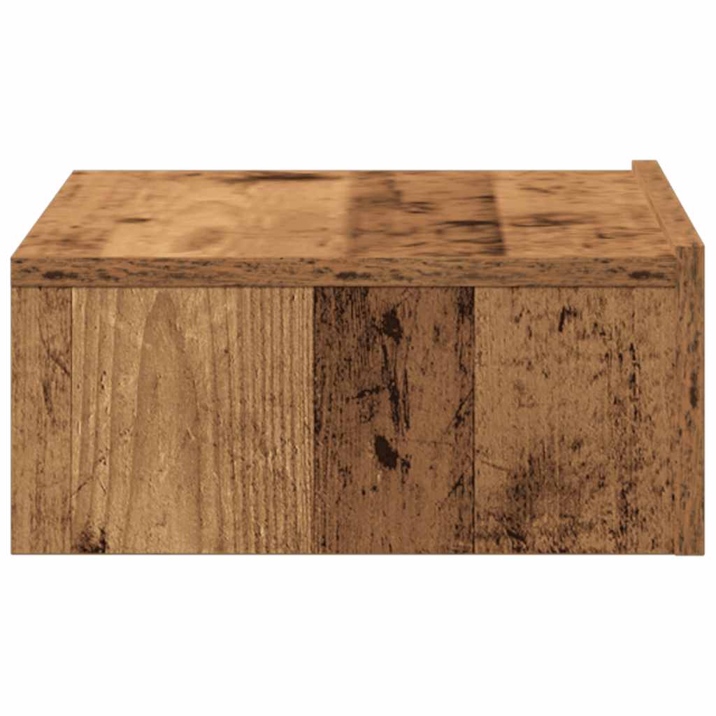 vidaXL Bedside Cabinet Old Wood 60x35 cm Engineered Wood