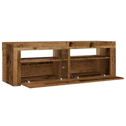 vidaXL Bedside Cabinet | Set of 2 | Old wood | Engineered wood | Medium