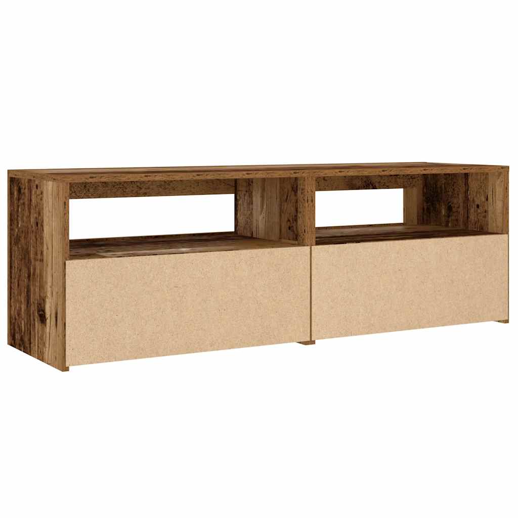 vidaXL Bedside Cabinet | Set of 2 | Old wood | Engineered wood | Medium