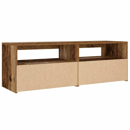 vidaXL Bedside Cabinet | Set of 2 | Old wood | Engineered wood | Medium