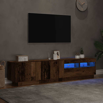 vidaXL TV Cabinet | Old wood | Engineered wood | Large | Adjustable Armrests