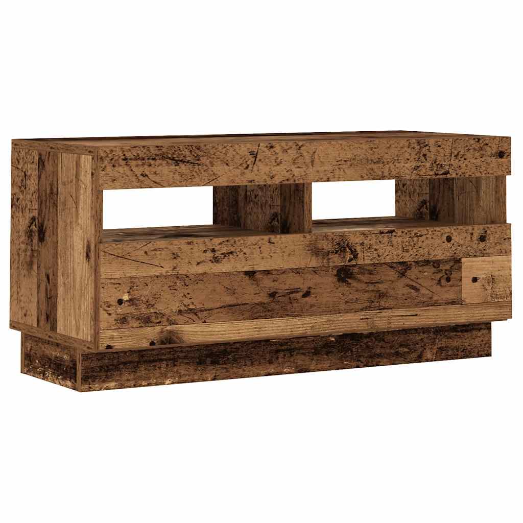 vidaXL TV Cabinet | Old wood | Engineered wood | Large | Adjustable Armrests
