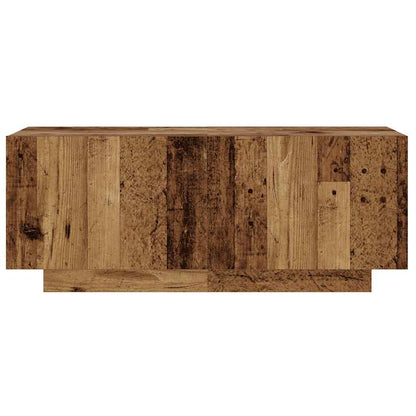vidaXL TV Cabinet with LED Lights Old Wood 180x35x40cm Engineered Wood