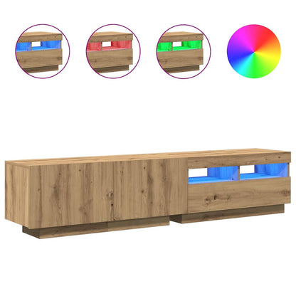 vidaXL TV Cabinet | Artisan Oak | Engineered Wood | Large | TV Cabinet