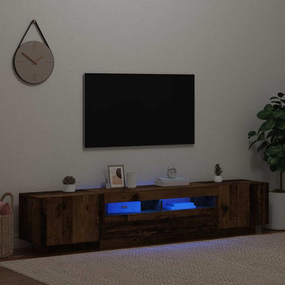 vidaXL TV Cabinet | Old wood | Engineered wood | 200x35x40 cm | TV Cabinet