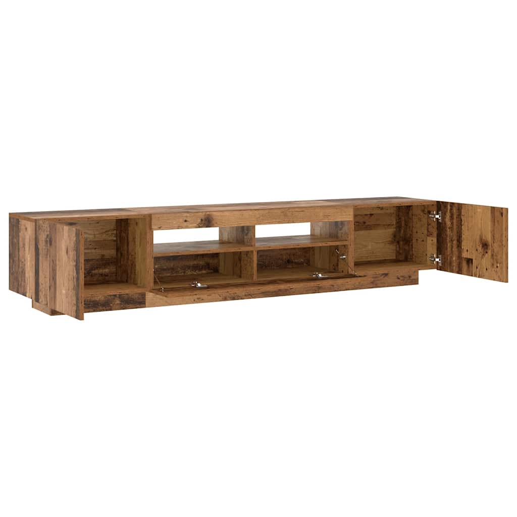 vidaXL TV Cabinet | Old wood | Engineered wood | 200x35x40 cm | TV Cabinet
