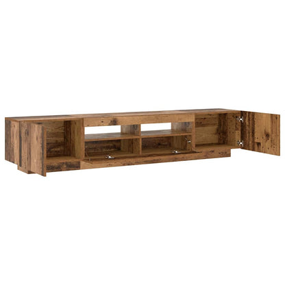 vidaXL TV Cabinet | Old wood | Engineered wood | 200x35x40 cm | TV Cabinet