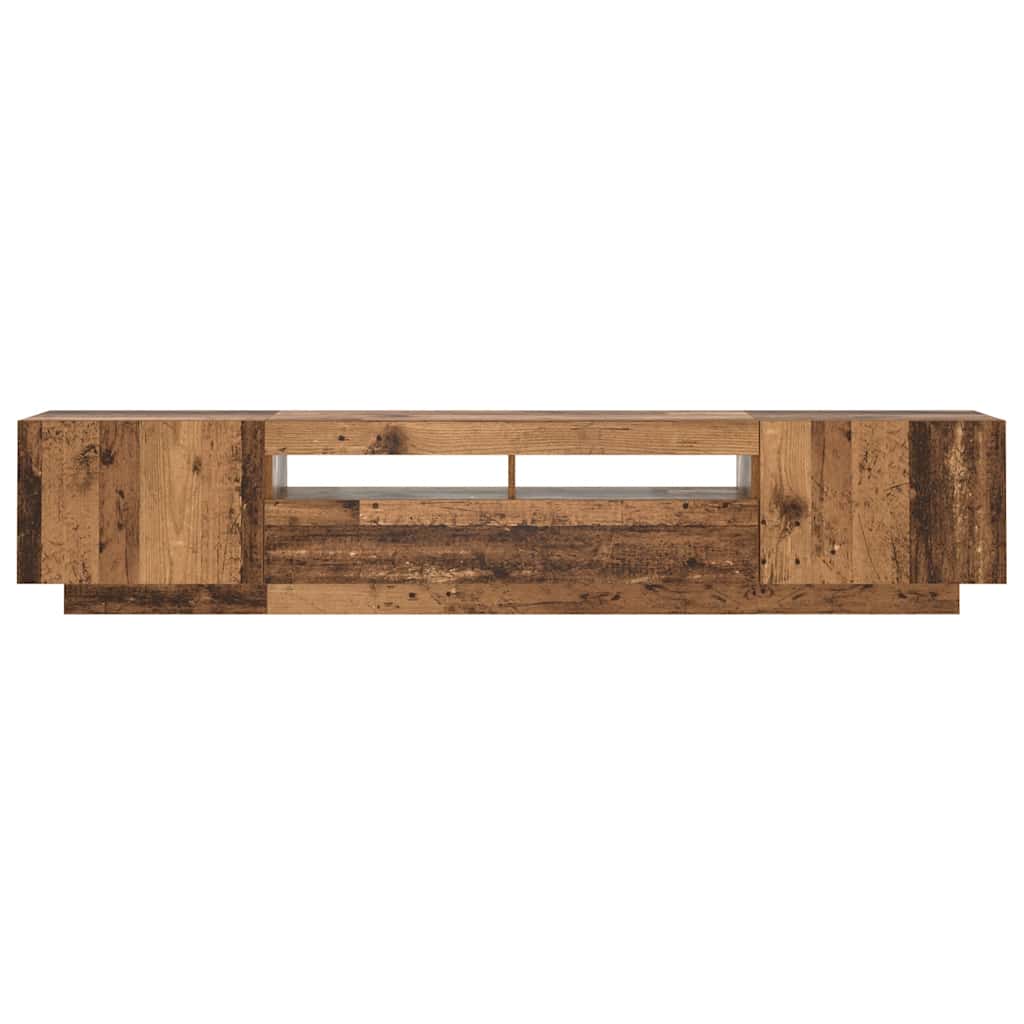 vidaXL TV Cabinet | Old wood | Engineered wood | 200x35x40 cm | TV Cabinet