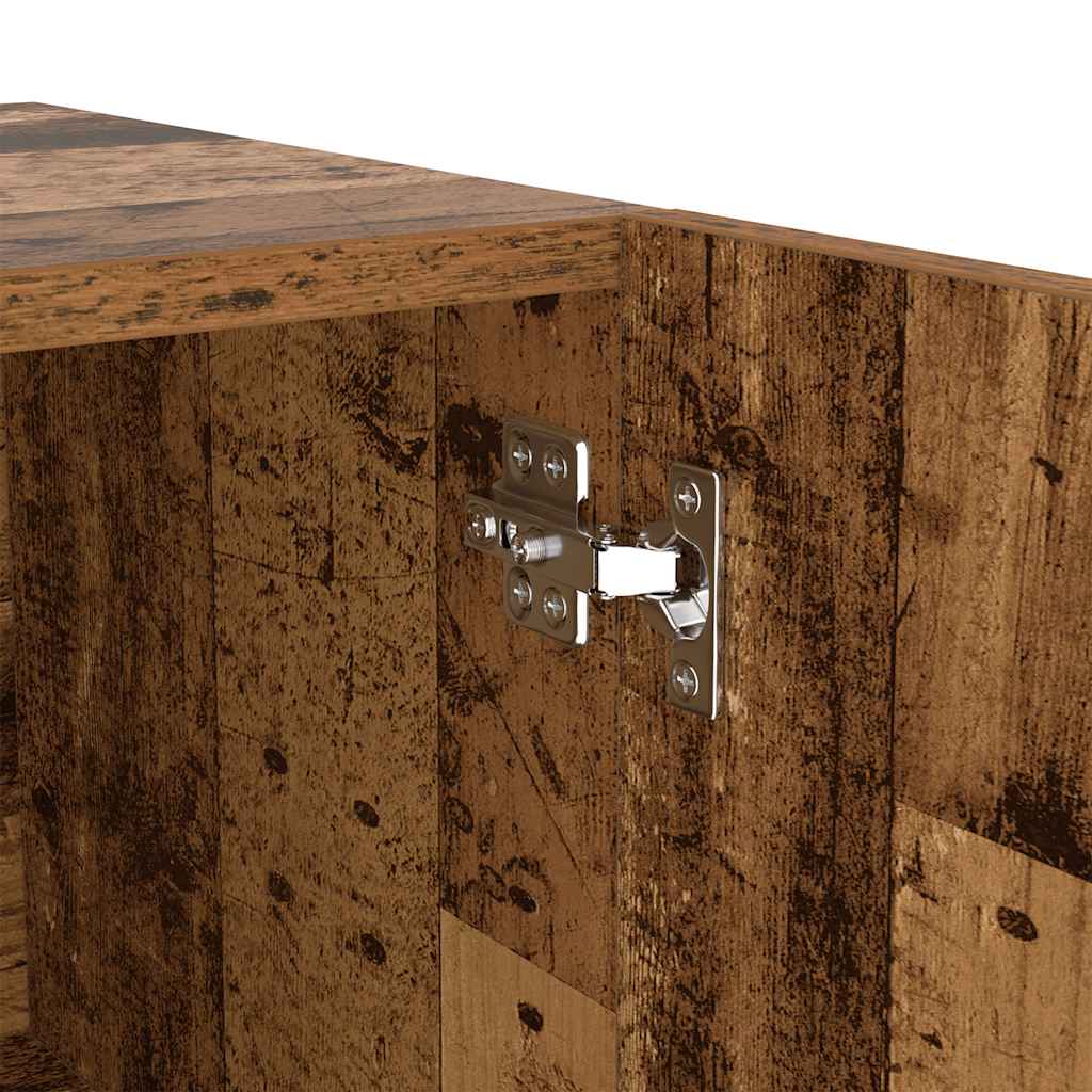 vidaXL TV Cabinet | Old wood | Engineered wood | 200x35x40 cm | TV Cabinet