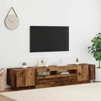 vidaXL TV Cabinet | Old wood | Engineered wood | 200x35x40 cm | TV Cabinet