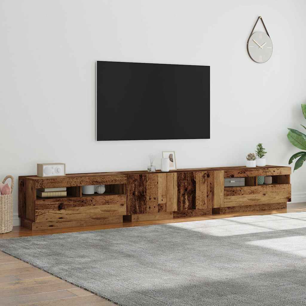 vidaXL TV Cabinet | Old wood | Engineered wood | Large | TV Cabinet