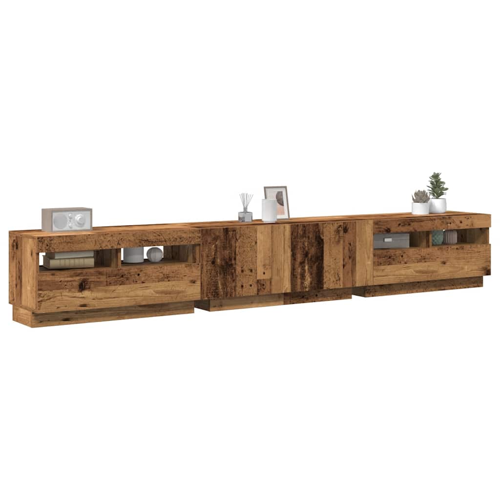 vidaXL TV Cabinet | Old wood | Engineered wood | Large | TV Cabinet